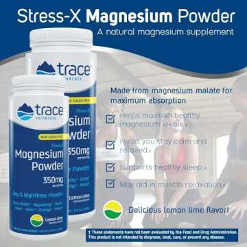 Stress-X Magnesium Powder for Relaxation & Sleep Support
