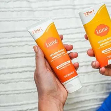 Lume Body Deodorant - 72 Hour Freshness Cream Tube - Toasted Coconut