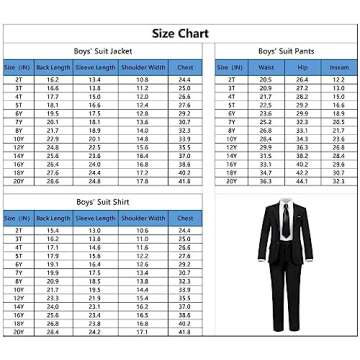 Boys Suit for Kids Formal Dress Suits Set Ring Bearer Outfit Toddler Tuxedo Suit Navy Blue Size 2T