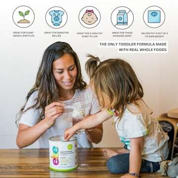 Else Nutrition Toddler Formula 12-36 mo., Plant Based Toddler Nutritional Drink - Soy & Dairy Free, Lactose Free - Complete Baby Formula (12-36 mo.), Protein Powder w/ 20+ Vitamins (22oz, 1-Pack)