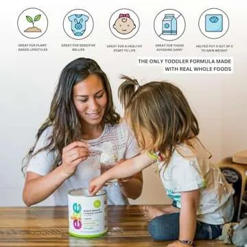 Else Nutrition Toddler Formula 12-36 mo., Plant Based Toddler Nutritional Drink - Soy & Dairy Free, Lactose Free - Complete Baby Formula (12-36 mo.), Protein Powder w/ 20+ Vitamins (22oz, 1-Pack)