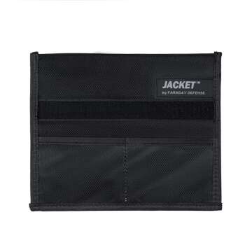 Faraday Defense Non-Window Faraday Bag Jacket for Phones | Fast, Easy Access for Device Shielding - Law Enforcement & Military, Travel & Data Security, Executive Privacy, Anti-Tracking Anti-Hacking…