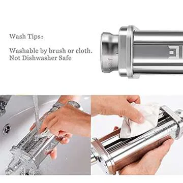 Zacme Pasta Maker Kit for KitchenAid Mixer Attachments