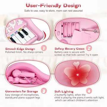 Buy Love&Mini Pink Piano – Perfect for Toddlers