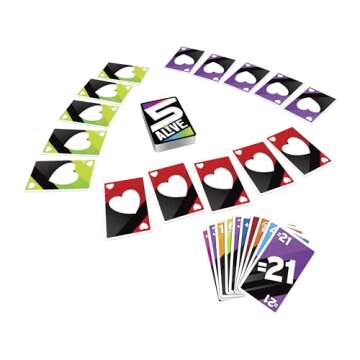 5 Alive Card Game, Fast-Paced Game for Kids and Families, Easy to Learn, Fun Family Game for Ages 8 and Up, Card Game for 2 to 6 Players