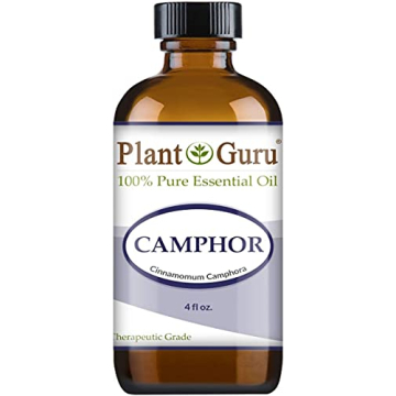 Plant Guru Camphor Essential Oil 4 oz 100% Pure Natural