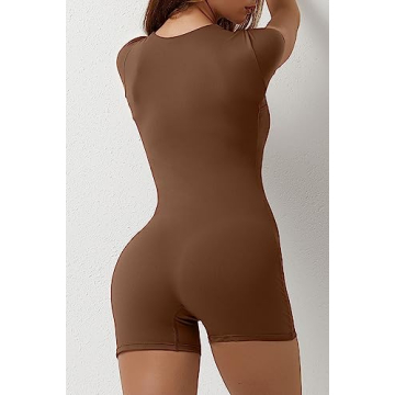 Stylish QINSEN Women's Square Neck Bodysuit for Summer