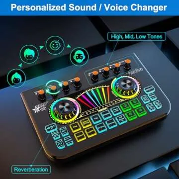 Audio Mixer for PC/Phone - Perfect for Streaming & Podcasting