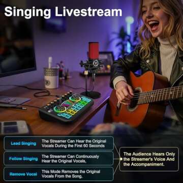Versatile Audio Mixer for Gaming and Streaming Creators