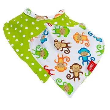 Nuby Bandana Bibs for Boys - Super Absorbent and Stylish