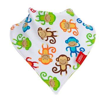 Nuby Bandana Bibs for Boys - Super Absorbent and Stylish