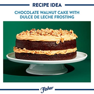 Fisher Chef's Naturals Chopped Walnuts, 6 Ounces, California Grown Walnuts, Unsalted, Naturally Gluten Free, No Preservatives, Non-GMO