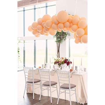Pastel Orange Balloons Peach Balloons 12 Inch 50 Pcs Orange Balloons Peach Color Balloons Blush Balloons For Baby Shower Happy Birthday Wedding Engagement Peach Theme Party