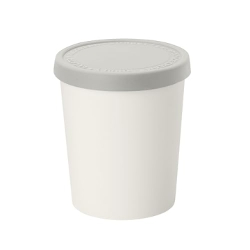 Tovolo Stackable Ice Cream Tight-Fitting Silicone Lid Freezer Storage Container for Sorbet & Gelato,...
