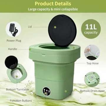 Mini Portable Washing Machine for Convenient Laundry