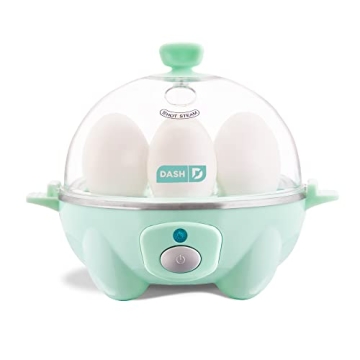 DASH Electric Egg Cooker - 6 Egg Capacity & Auto Shut Off