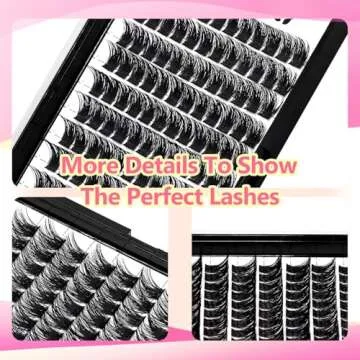 Large Tray DIY Eye Lashes Extensions Soft & Lightweight