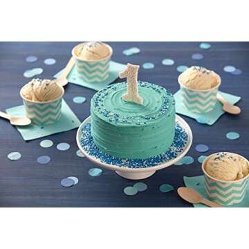 Wilton White Nonpareils Cake Decorating Supplies, 3 Ounce (Pack of 1)