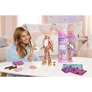 Barbie Cutie Reveal Snowflake Sparkle Doll with Surprises