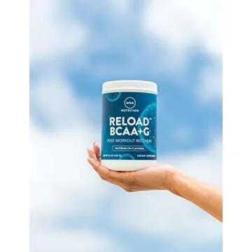 MRM Nutrition Reload BCAA+G Post-Workout Recovery | Watermelon Flavored | 9.6g Amino Acids | with CarnoSyn® | Muscle Recovery | Keto Friendly | 26 Servings