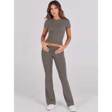 Luxurious ANRABESS Women's 2 Piece Lounge Set - Chic Comfort