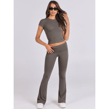 Luxurious ANRABESS Women's 2 Piece Lounge Set - Chic Comfort