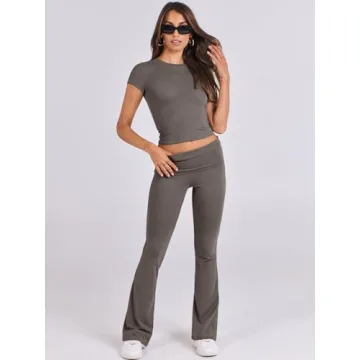 Luxurious ANRABESS Women's 2 Piece Lounge Set - Chic Comfort