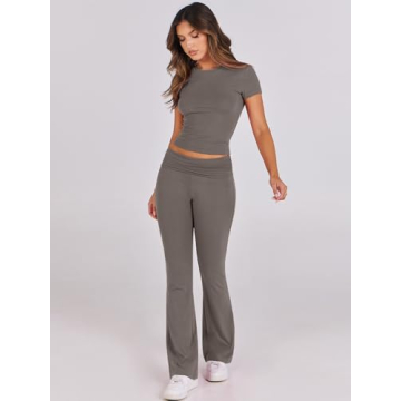 Luxurious ANRABESS Women's 2 Piece Lounge Set - Chic Comfort