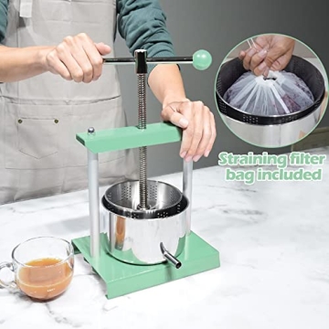 Manual Fruit and Vegetable Press for Fresh Juice and Cheese