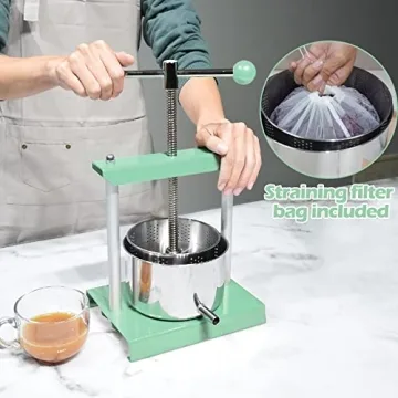 Manual Fruit and Vegetable Press for Fresh Juice and Cheese