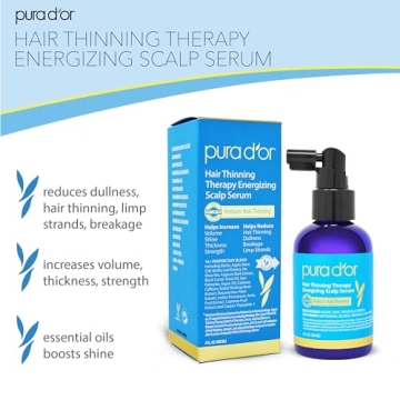 PURA D'OR Hair Thinning Therapy Scalp Serum 4 Oz