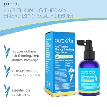 PURA D'OR Hair Thinning Therapy Scalp Serum 4 Oz