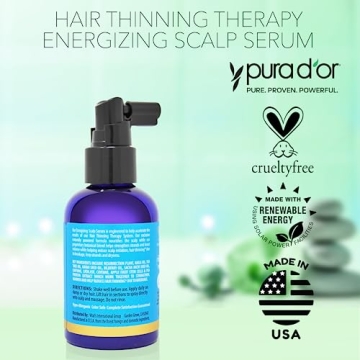 PURA D'OR Hair Thinning Therapy Scalp Serum 4 Oz