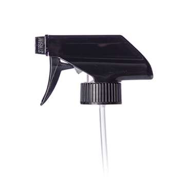 Manufacturer Direct Amber Glass Spray Bottle (16 oz, 2 pk) With BONUS Waterproof Labels & Multi-Function Sprayer (Color May Vary)