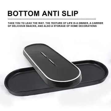 Ceramic Sink Tray, Bathroom Counter Tray, Bathtub Tray, Cosmetics Dish, Candle Tray, Perfume Shampoo Liquid Soap Tray Simple Style Design Suit for Bathroom and Kitchen (White)