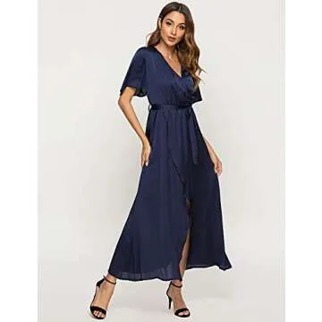 Escalier Women's Floral Maxi Dress - Elegant Summer Style