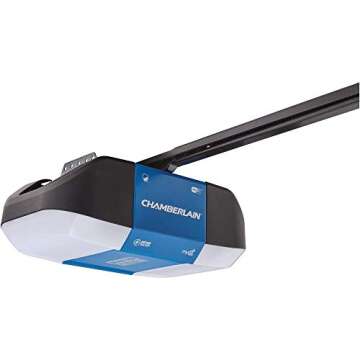 Chamberlain B1381T Smart Garage Door Opener - Battery Backup, Bright LED, Ultra Quiet and more