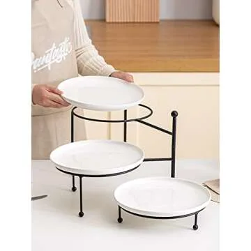 Kanwone 3-Tier Serving Stand Elegant Design for Entertaining