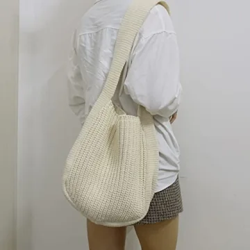 Hobo Knit Crochet Tote Bag for Modern Women - Stylish & Functional
