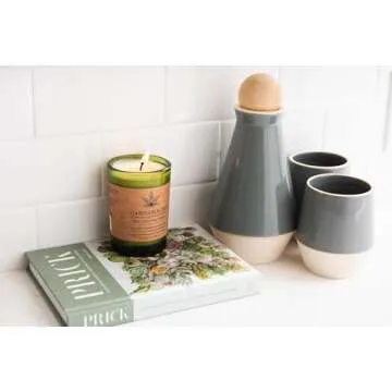 Cannabolish Wintergreen Smoke Odor Eliminating Candle, 7 oz., Natural Ingredients + Smoke Odor Spray 2 oz. Bundle