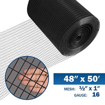 Fencer Wire 16 Gauge Durable Black Vinyl Coated Wire