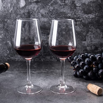 FAWLES Shock Resistant Wine Glass Set for All Drinks