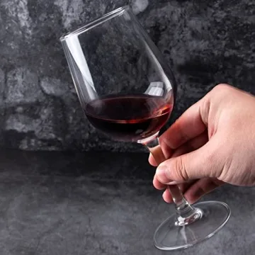 FAWLES Shock Resistant Wine Glass Set for All Drinks