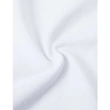 CRZ YOGA Pima Cotton Workout Long Sleeve Shirts for Women Athletic Crewneck Yoga Casual Tops Plain T-Shirt White X-Large