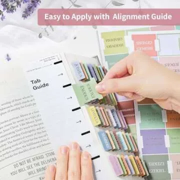 Bible Tabs for Easy Study & Navigation in Pastel Colors