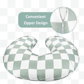 DILIMI Nursing Pillow Cover, Soft Slipcover for Boppy Pillows