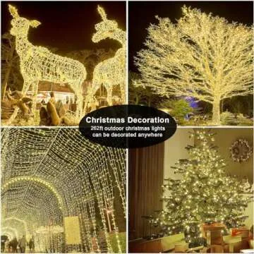 YILINM 800 LED Christmas Lights - Outdoor & Waterproof