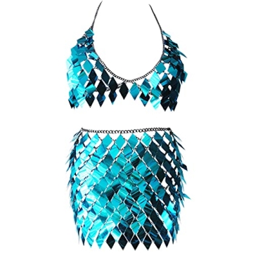 Sinkcangwu Body Chain Harness Jewelry for Women