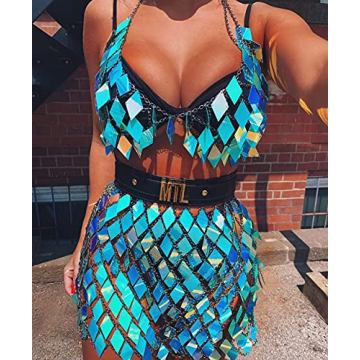 Sinkcangwu Body Chain Harness Jewelry for Women