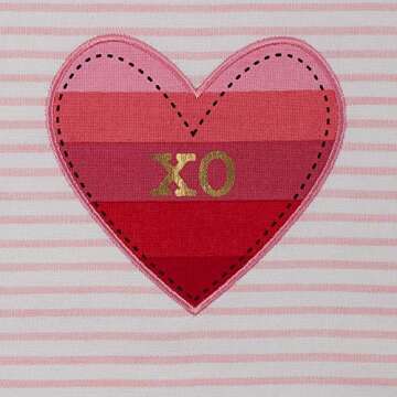 DII Valentine's Day Collection Kitchen, Dishtowel Set, 18x28, Love Assorted, 4 Piece